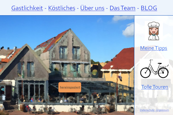 Screenshot Beispiel Webseite Landgasthof